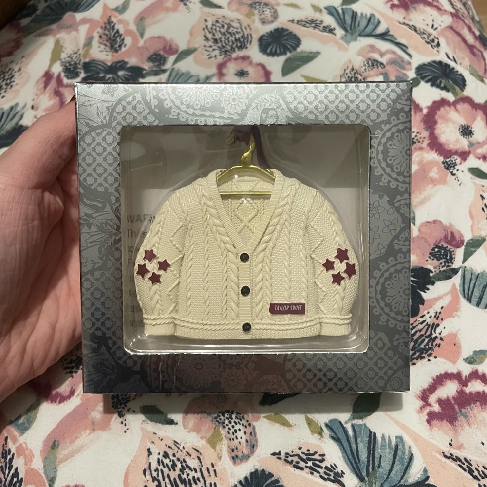 Taylor Swift Red Cardigan Ornament